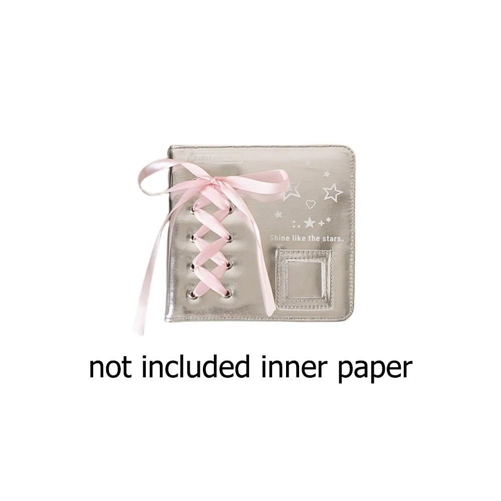 Balletcore Loose Leaf Photo Album Cover Bow Photocard Cover Soft A5/A7 Binder Notebook Cover  Study