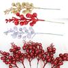 Adorable Artificial Berry Twig Decorations 30pcs Perfect for Festive Decor