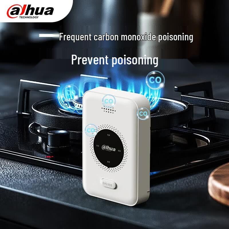 Dahua GC20A Plug-in Carbon Monoxide Alarm CN plug (adapter included)