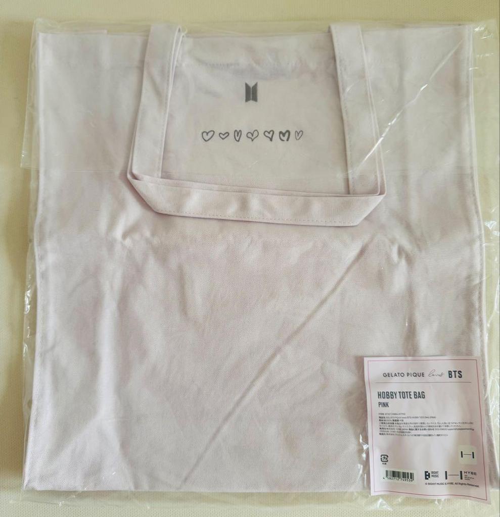 [USED] BTS Gelato Pique and Gelato Pique Collaboration Tote Bag, Pink