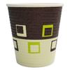 Sunnap Hallmark Square Pop Embossed Paper Cups, 250ml, 8.5oz, 3 Designs, 50-Pack, C2550EHK Assortment