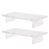 Bathroom Tray Water Proof Transparent Acrylic Soap Riser for Kitchen Plant Candle Decorations