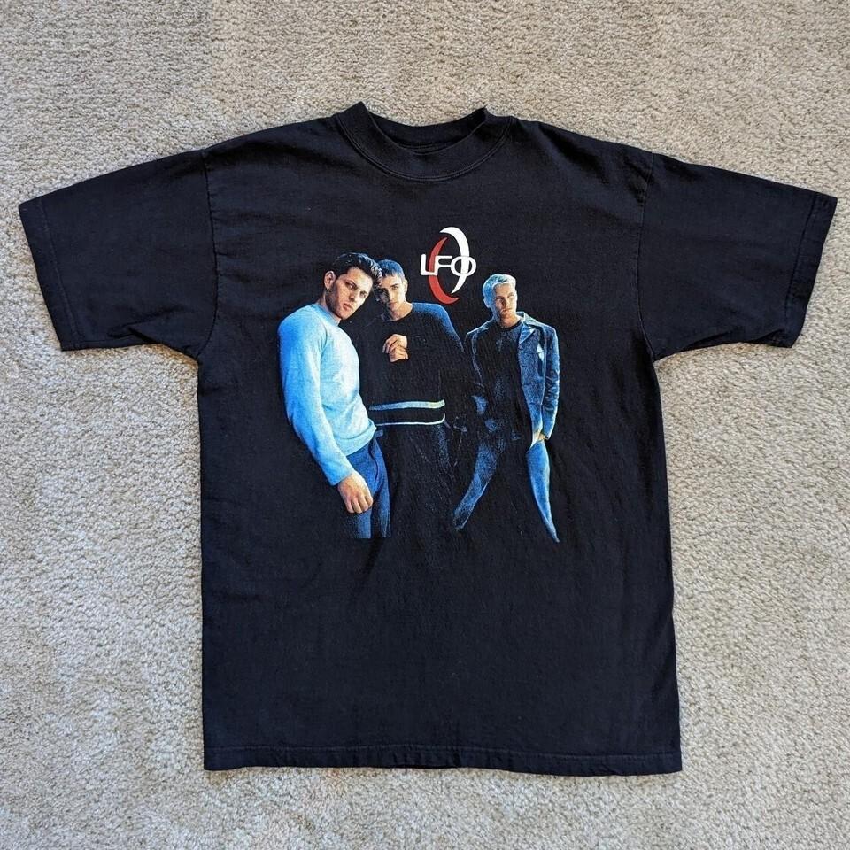 Vtg LFO Band Tour Concert Cotton Black All Size Unisex Shirt KN152 S