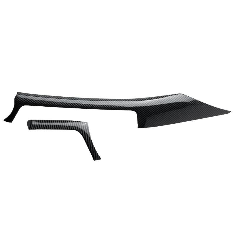 Pro BMW řady 3 4 F30 F31 F32 F34 2013- Lišta ozdobného panelu středové palubní desky z uhlíkových vláken + Kryt výdechu levé klimatizace