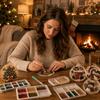 Handmade Craft Christmas Ornaments Festive DIY Hanging Pendant  Painting Kits  Holiday Party