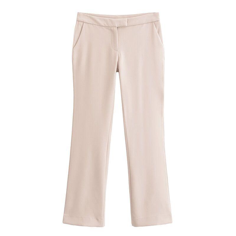 Fashion Style 2024 Fall and Winter New Women's Clothing Long Sleeves Lapel Silm Casual Suit Jacket Pants 8616595