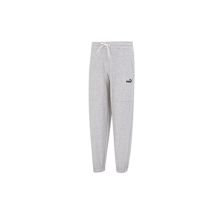 New PUMA Knitted Sweatpants Women's Gray 622284-04
