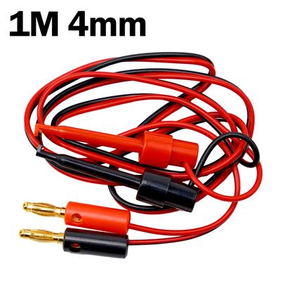 1M 4mm Bananenstecker zu Krokodilklemme Adapter für Multimeter Prüfkabel Bananenstecker Krokodilklemme Adapterkabel