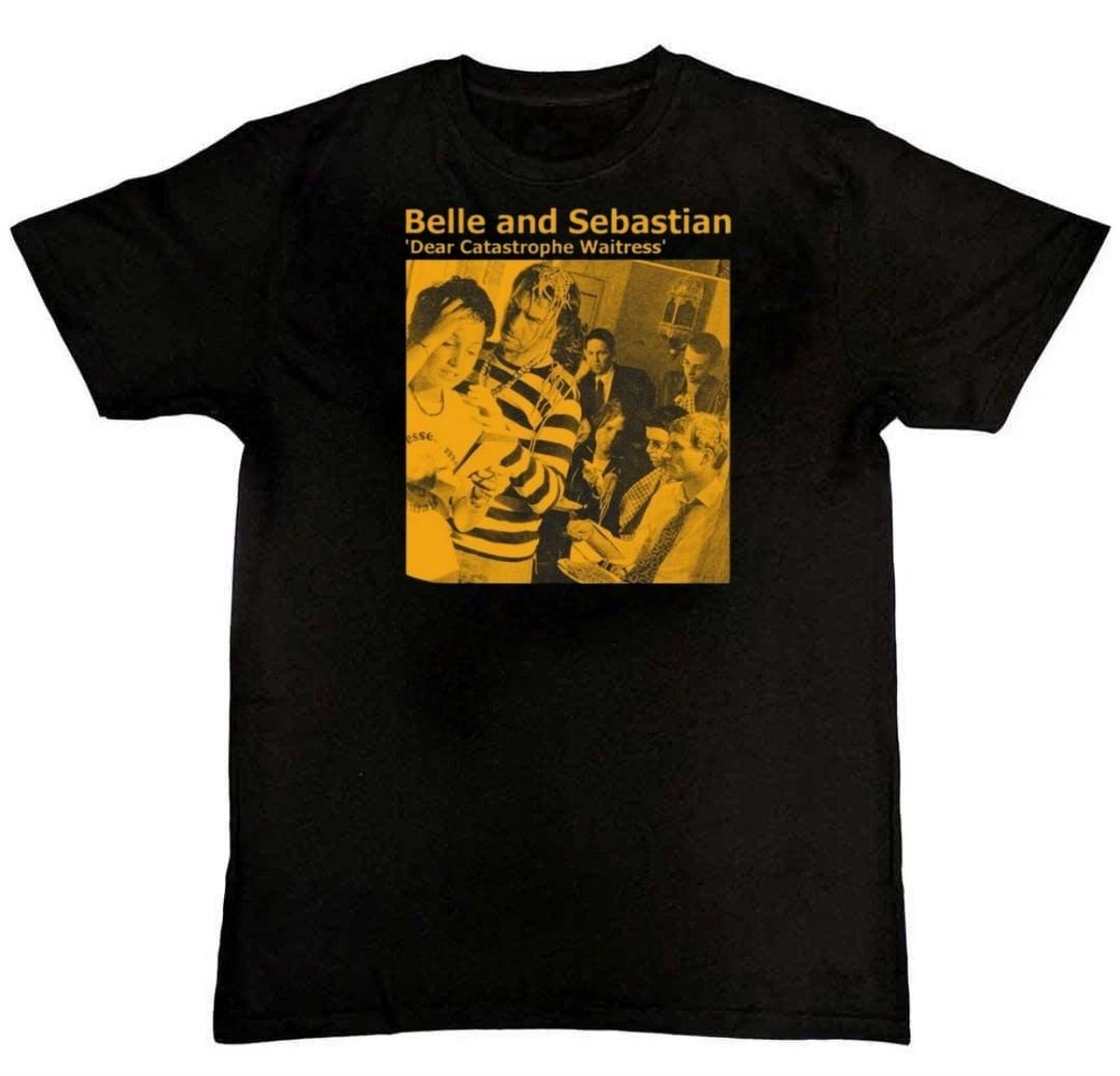 Vintage 80s 90s Belle and Sebastian Band Britpop Mens T-Shirt XXXL