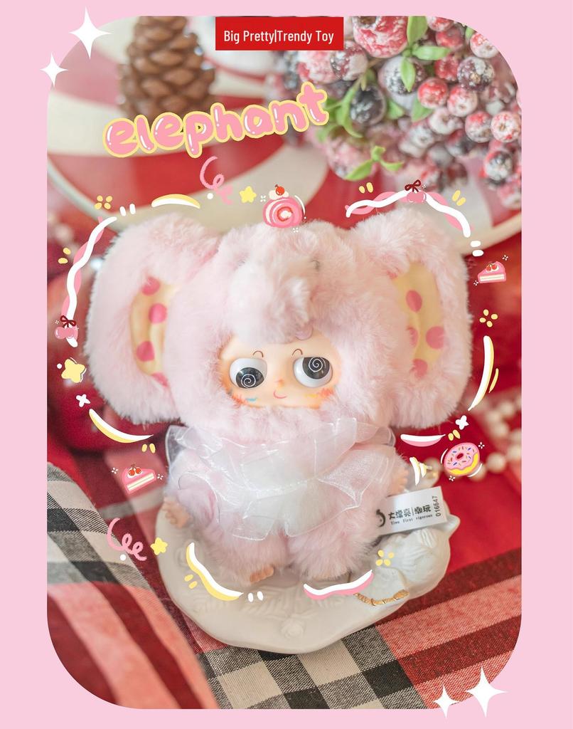 Hey Mi So Cute: Plush Blind Box - Trendy Play Figure Doll Pendant Ornament - Perfect Display and Gift