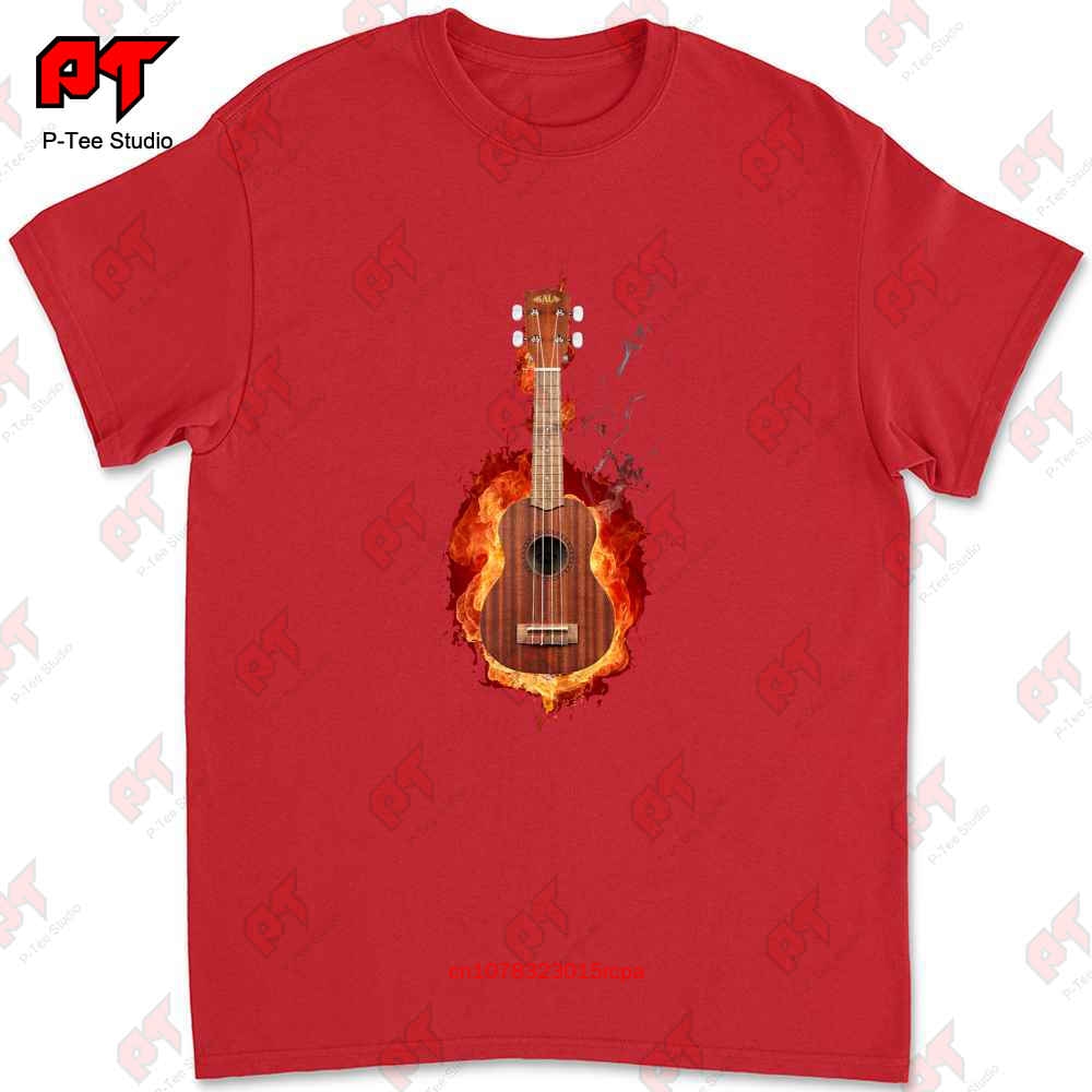 Fire Ukelele Bmf Tshirt H0ZB S