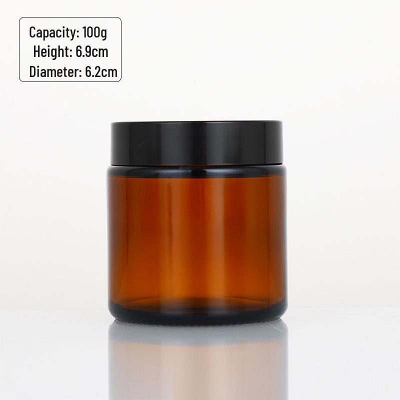 

Бутылочка крема для глаз и лица из светонепроницаемого коричневого стекла, 30 г, портативный контейнер для косметических пробников