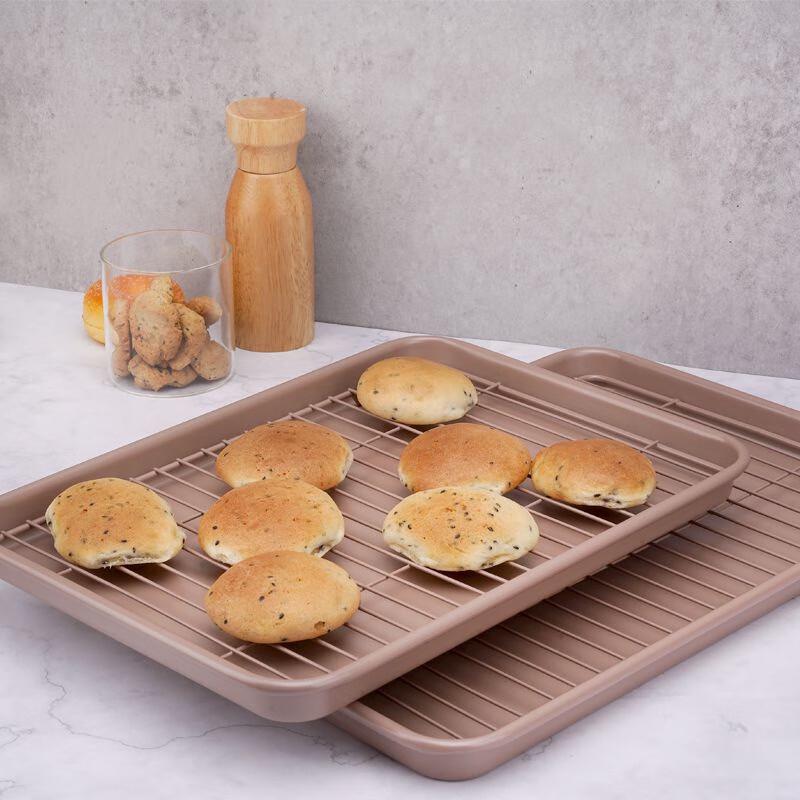 UTOP 15-inch Rectangular Baking Pan Set with Rack