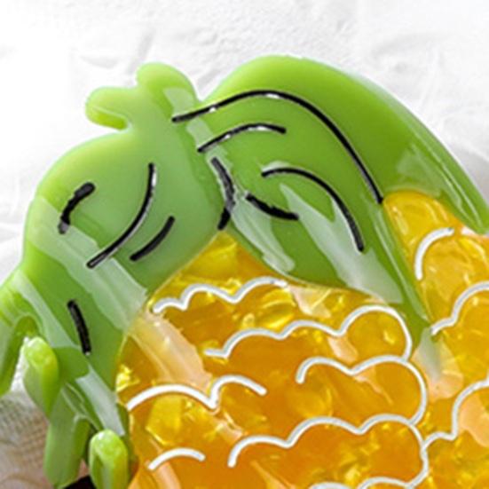Hair Claw Corn Pepper Design Back Head Shark Clip Easy Hold No Slip Updo Hair Styling Tool Hair Accessory