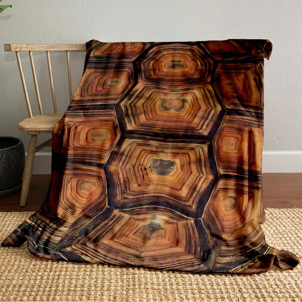 Tortoise Shell Pattern Blanket for all seasons blanket lunch break throw gift