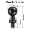 Biqing Uchwyt Kulowy 13mm 1/4, Konwerter Uchwytu Kulowego, Śruba Uchwytu Kulowego Podstawy Ram Mount