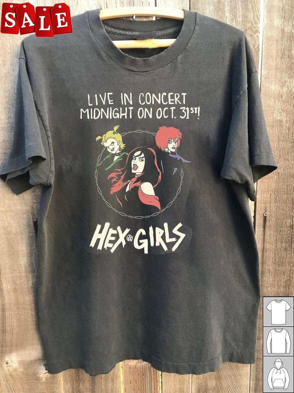 New Popular The Hex Girls Rock Music T-Shirt, The Hex Girls S-5XL T-Shirt NH593 S