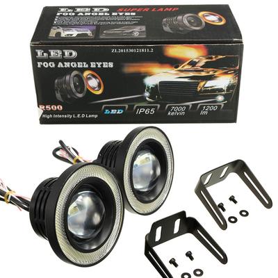 DRL COB LED denní angel eye světla, průměr 7,6 cm, 12V, Off-Road