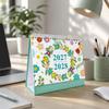 Creative 1117 Desktop Calendar Portable Thick Paper Standing Flip Calendar Yearly Agenda To Do List Time Manegement Organizers