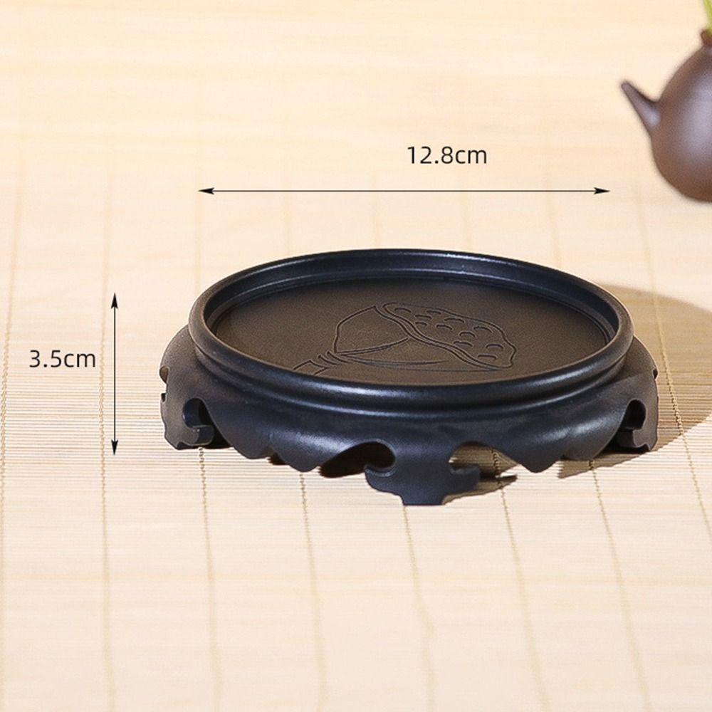 Circular Flower Pot Tray Solid Color Fish Bowl Decoration Stand Fashion Flowerpot Base Home