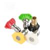 Stainless Steel High-Pressure Water Gun with 1/4" Quick Connect Nozzles, Five-Color Series