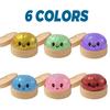 1-6pcs Glitter Anti-Stress Squeeze Toy for Adults, Simulation Colorful Dumpling Squeezable Squishy Toy
