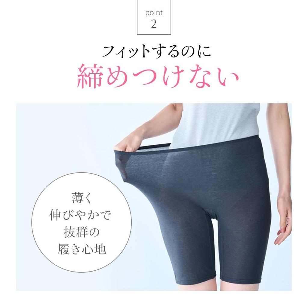 BS Fine Hot Stone Standard Gently Warms the Stomach and Stays Comfortable in Hot Made in Size BN1253 "Wearable Bath" Half-Length Leggings, Thighs,