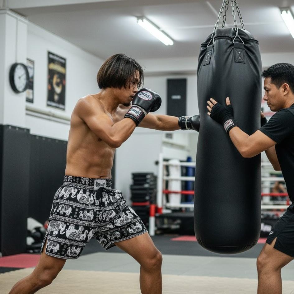 Muay Thai Boxing Shorts Elephant Pants Training Kickboxing Print Quick Dry Martial Art Boxer Kid Unisex Men Women Fighting Fitness Sport Gym Workout