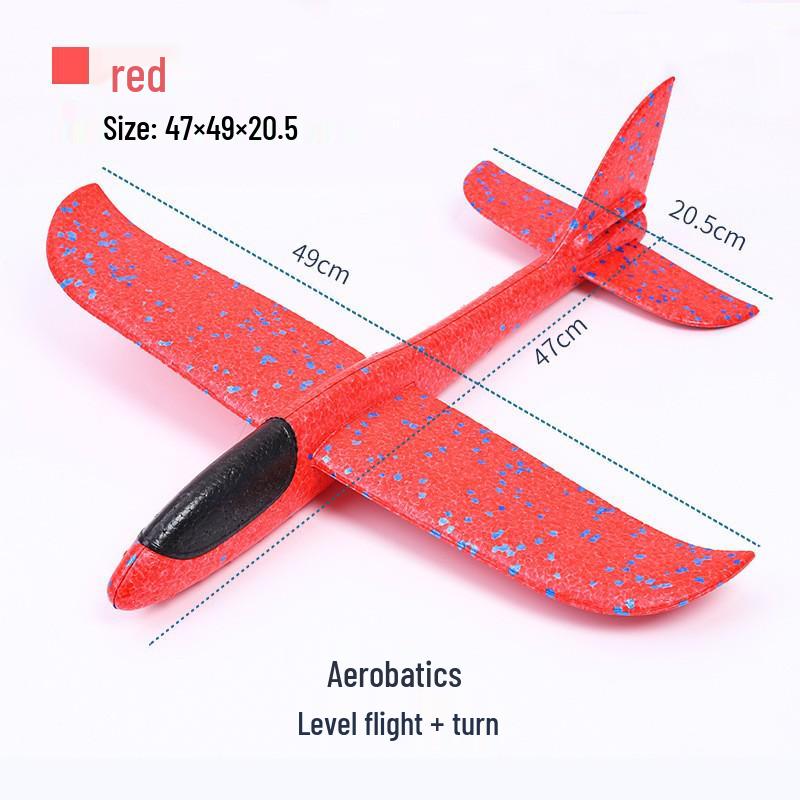 Upgraded Foam Hand-Thrown Glider - Lightweight Model Airplane for Outdoor Play