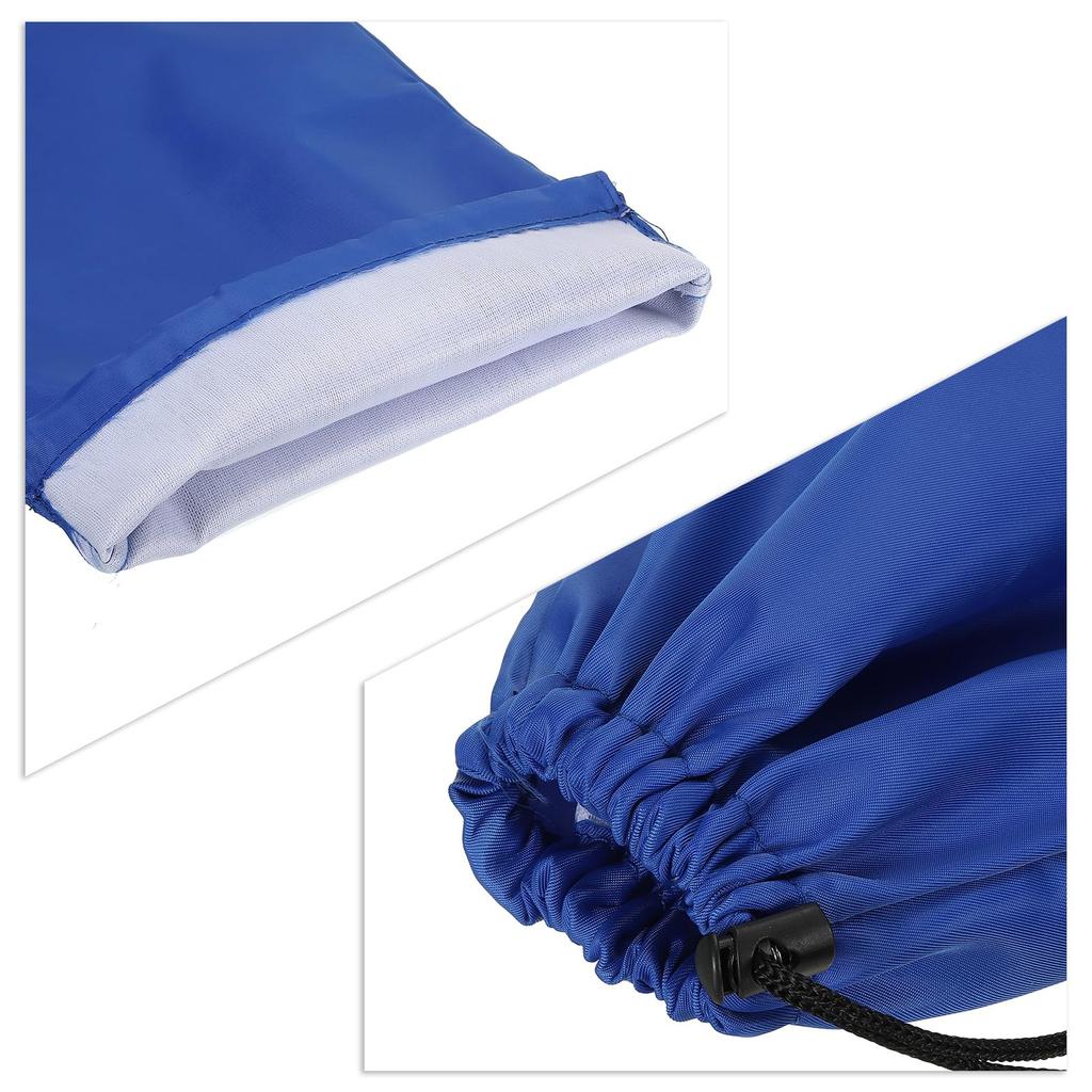 PATIKIL Pokrowiec na rakietę do badmintona Wodoodporny Oxfordowa Saszetka na rakietę do badmintona z kieszenią na zamek błyskawiczny i sznurkiem ściągającym Torba na ramię Niebieska, Pasek, Lekka,