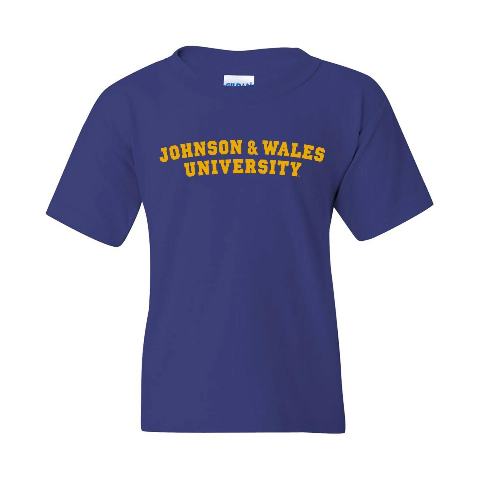Johnson & Wales Wildcats Basic Block Youth T-Shirt - Cobalt 4XL