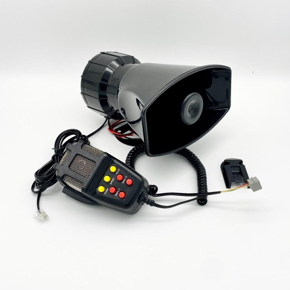 12V 7 Sound Talking Siren Air Horn Car Warning Alarm Auto Accessories Car Speaker Horn  Universal
