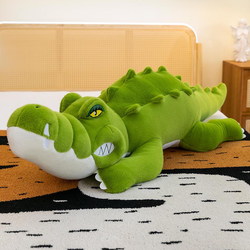 

Simulated Crocodile Long Strip Plush Doll Office Sleeping Pillow Car Home Pillow Unzipped Doll Gift 80 cm (0.65kg)