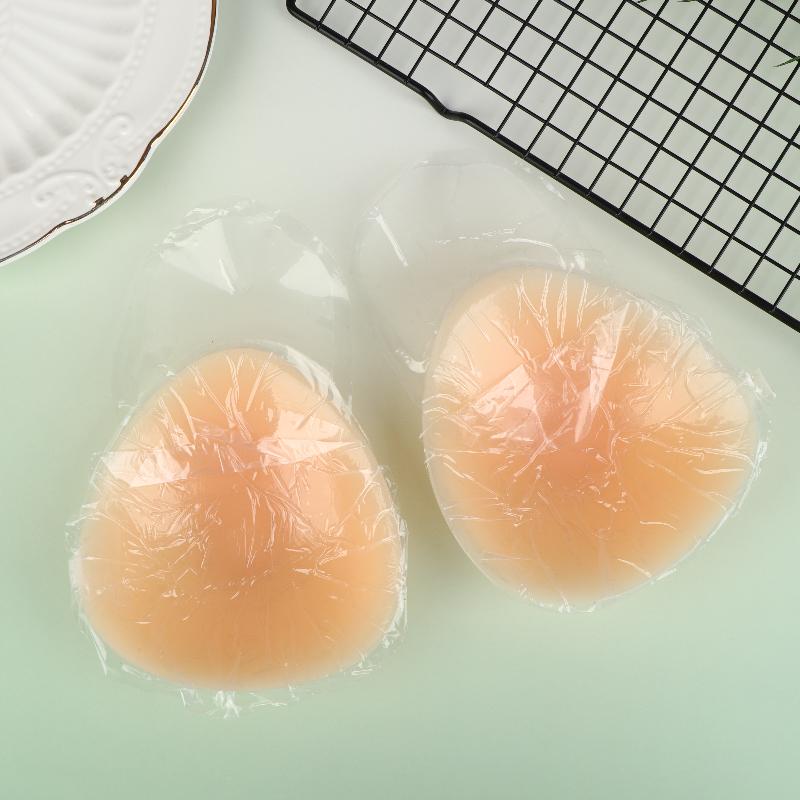 1Pair Silicone Nipple Covers Seamless Reusable Skin-Friendly Liners Adhesive Breast Boob Tape Invisible Chest Stickers