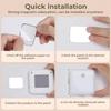 Motion Sensor Led Night Light Wireless Wall Square Usb Smart Rechargeable Magnetic 2-colors Bedroom Lights Corridor Hallway Lamp
