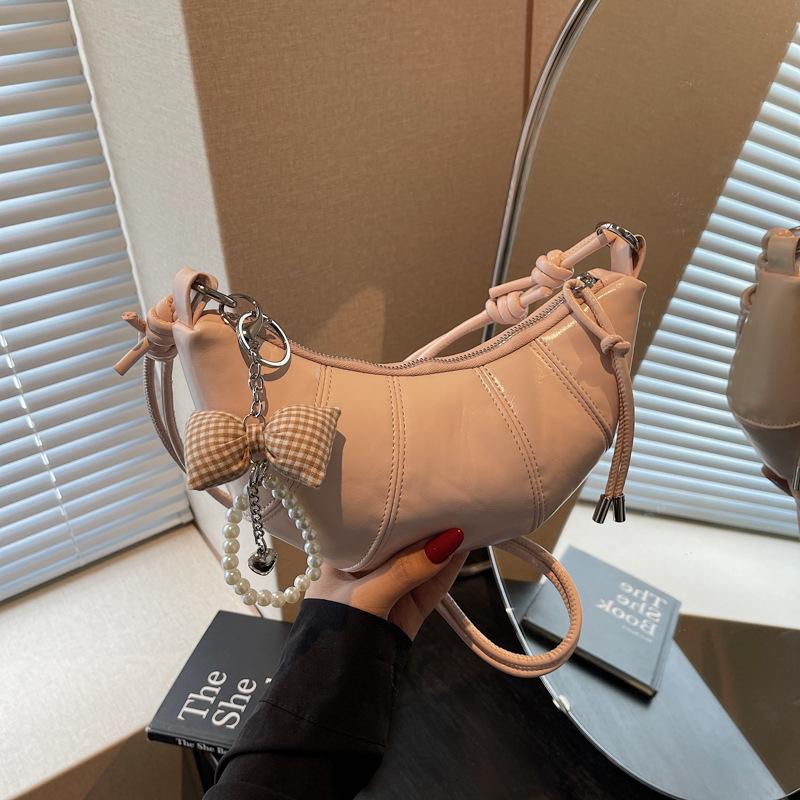 Nischendesign Tasche Damen 2025 neu Sommer vielseitige Umhängetasche hochwertig Knödel Schulter Croissant