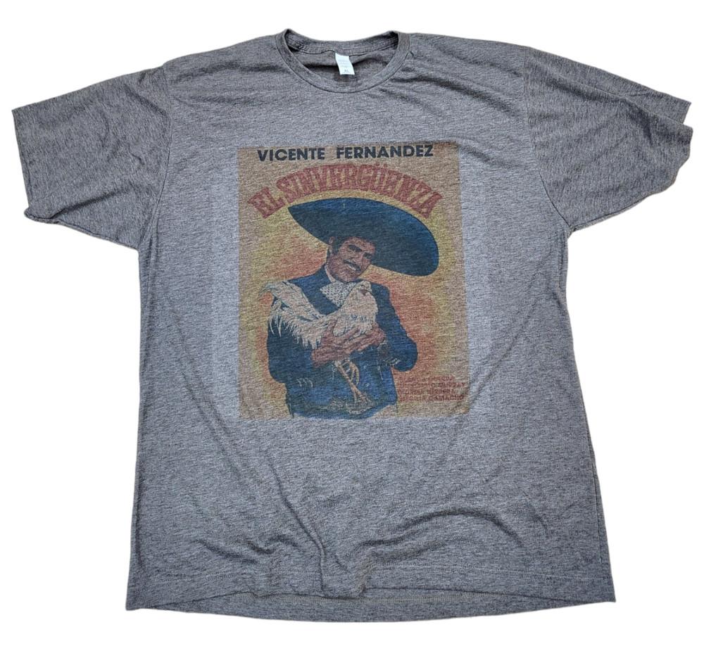 Vicente Fernandez Graphic Design Tshirt Retro Vintage Soft Style Gift Idea Unisex T-Shirt S