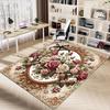 1 Stück Floral Ornament Nicht-Rutsch-Boden Teppich, geeignet für Büro, Schlafzimmer und Spielzimmer. Kann auch als Sofafußstützenbezug verwendet werden - T64