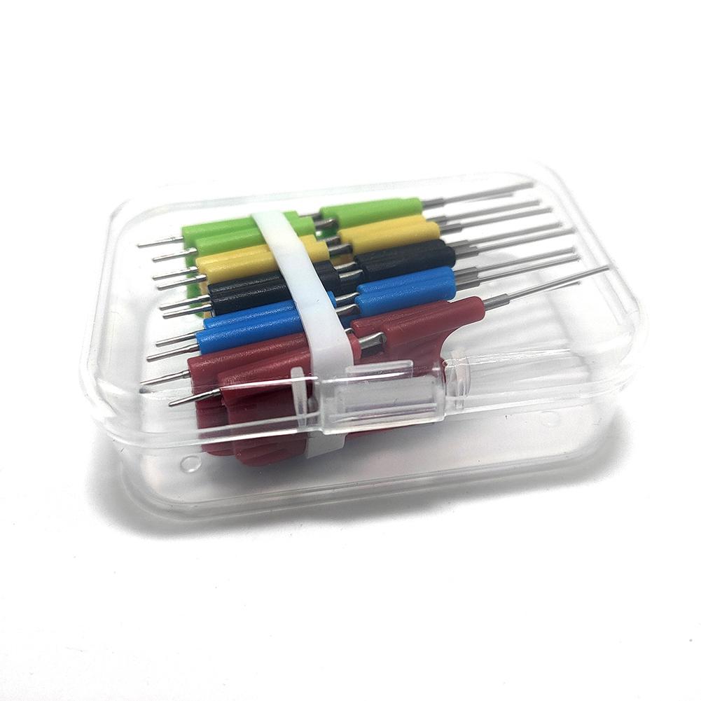 10pcs SDK08 Test Clip 40V SMD Gripper IC Test Hook Clips Electrical Testing Ultra Small Clip Test Clamp SDK08 Test Clip