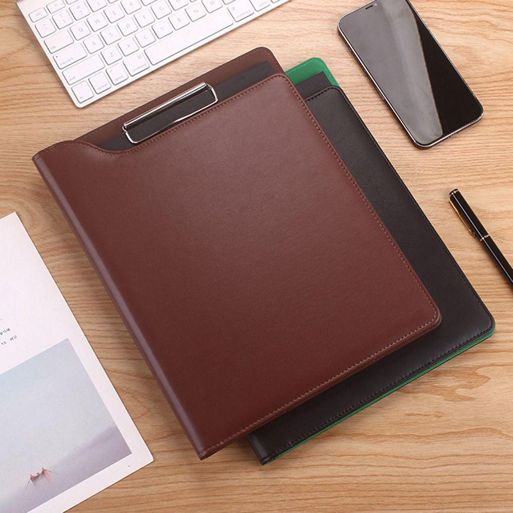 With Pen Holder A4 File Folder Clipboard With Cover Over Flip File Writing Pad  Business