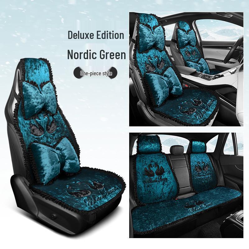 Warm Plush Seat Cushion for BYD Yuan, Song Pro, Qin Plus DMI, Dolphin, Seal, Destroyer 05