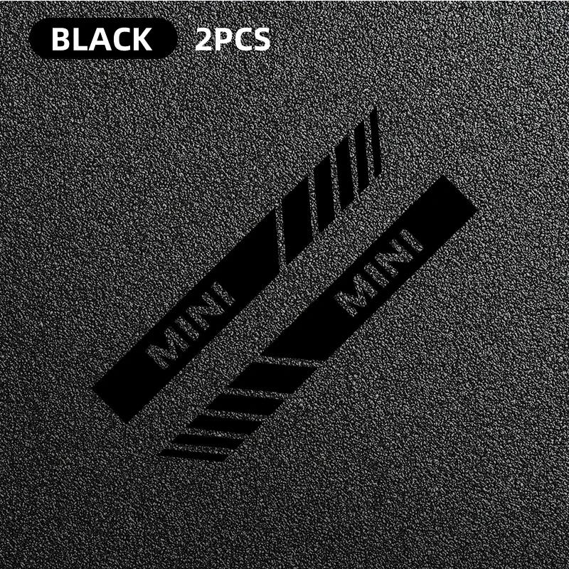 

2PCS Car Badge Rearview Mirror Decor Sticker Vehicle Body Refit Decal For BMW Mini Cooper Countryman Clubman R55 R56 R60 F54