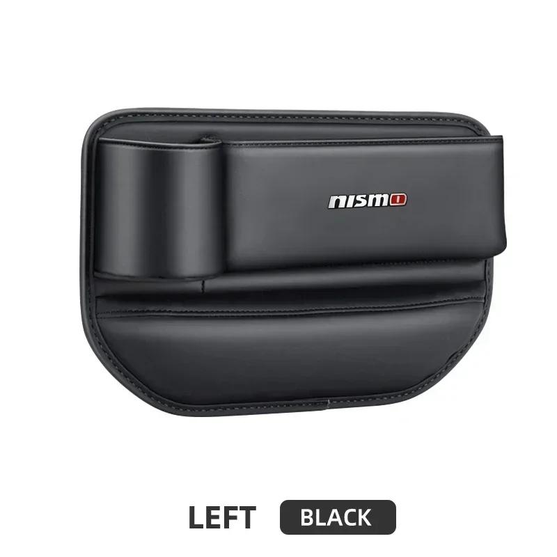 Boîte de rangement pour siège de voiture en cuir avec logo Nissan Nismo pour Qashqai J11 J12 Teana Altima Ariya Juke Murano Micra Kicks X-trail T32 T31
