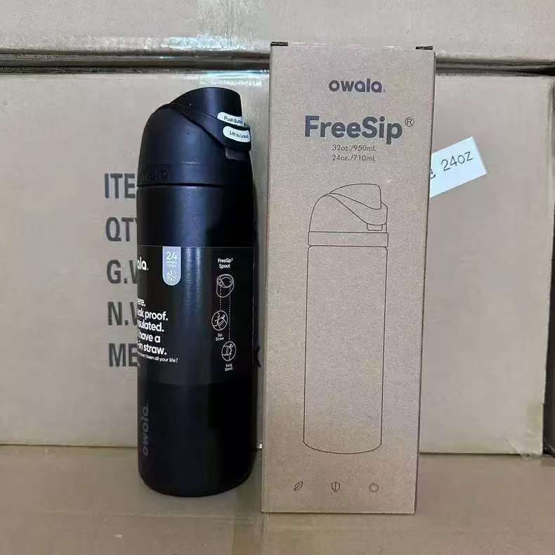 Owala 24oz 32oz Fruit Infuser Water Bottle Vacuum Double Wall 304 Stainless Steel Insulated Tumbler Outdoor Sports Sport Flip Lid