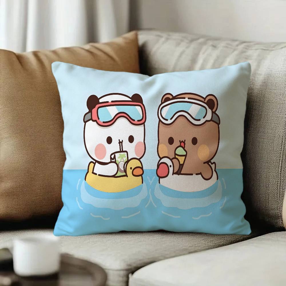 BuBu DuDu Kawaii Maple Design Cushion Cover Happy Autumn Harvest decor Holiday Decorati Pillow Cover