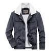 Corduroy Coat, Men's Autumn and Winter Cotton Coat, Large Size Cotton Coat, Loose Men's Clothing, Retro Velvet Thickened Cotton Coat