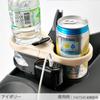 Shimashima Fab FIAT500 Drink Holder Early Model Front (2007~) Double/Ivory DH500PFW-IV