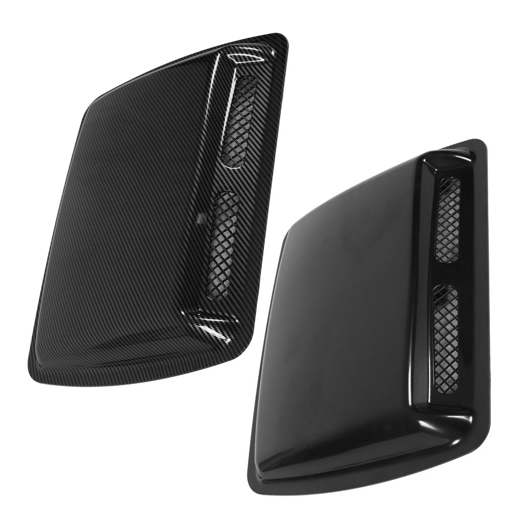 Hood Scoop Vent Bonnet Cover Decorative Air Flow Intake Covers with Self Adhesive Design for Cars Hood Scoop Vent Bonnet Cover