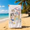 Anime N-Nichijous Towel Towel Soft Pool Gift For Travel Gym Shower Cool Camping Quick Dry Sports Large Beach Towel