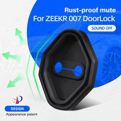 4 Stück/Set Auto Türfanghaken Schlossgehäuse Abdeckung Schutz Schnalle Dekoration Zierleiste Für ZEEKR 007 2024 Innenzubehör